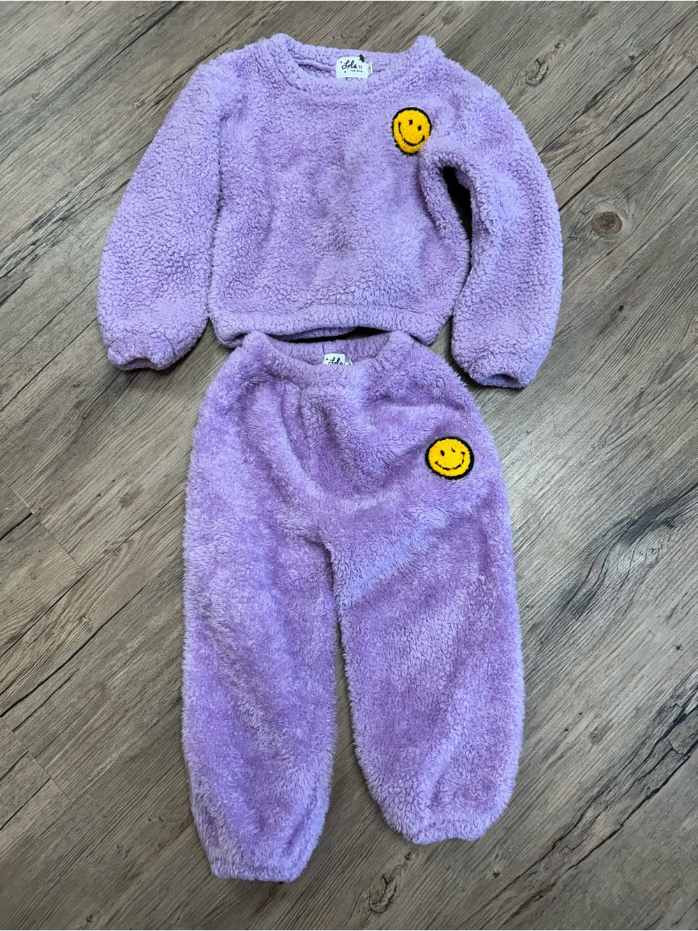 Lola + The Boys Plush Fleece Jacket Lavender